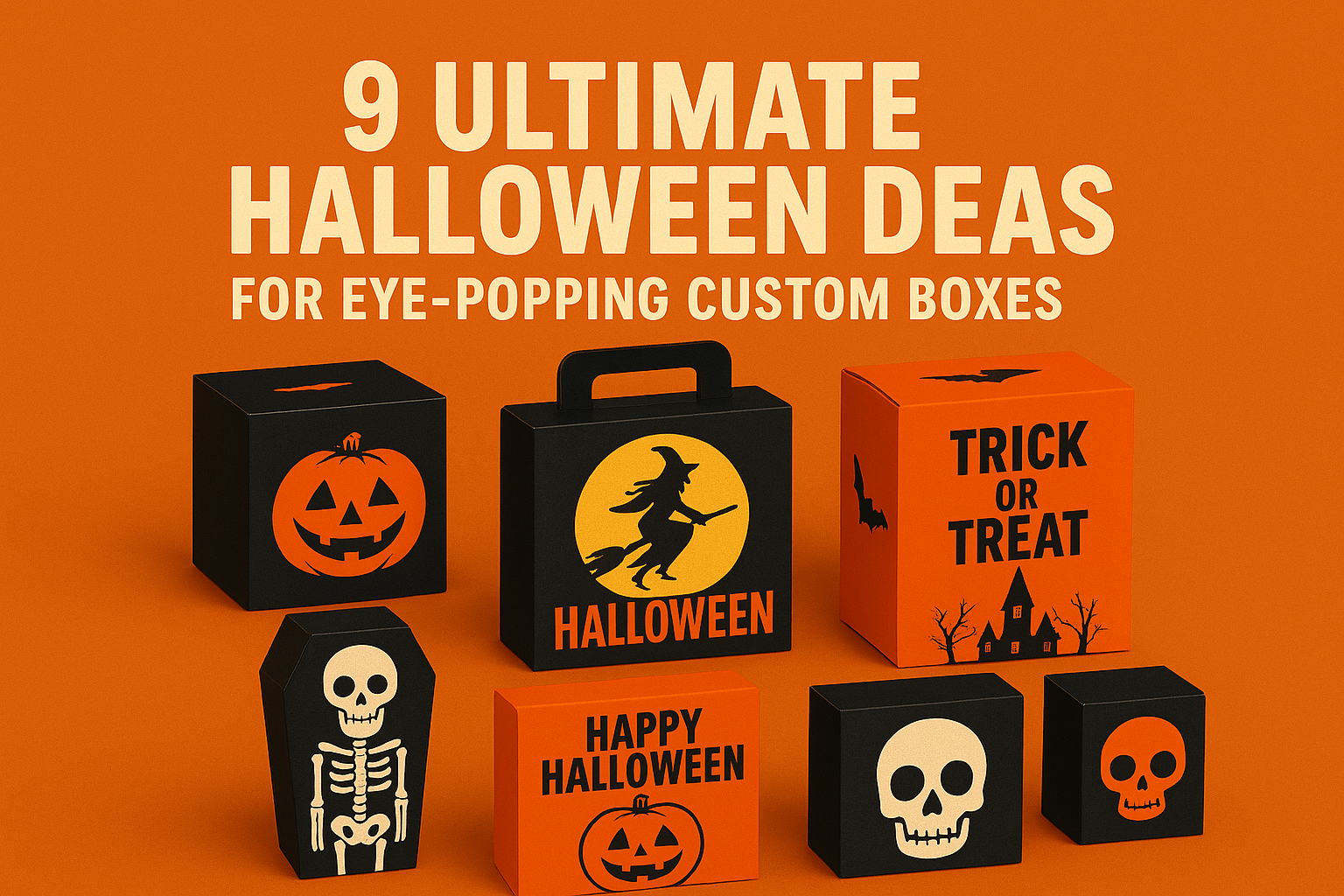 9 Ultimate Halloween Packaging Ideas for Eye-Popping Custom Boxes