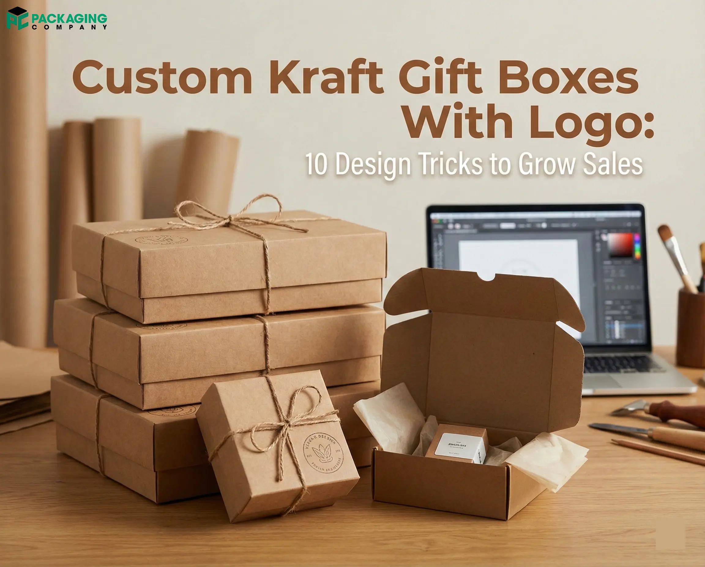 Custom Kraft Gift Boxes With Logo: 10 Design Tricks to Grow Sales