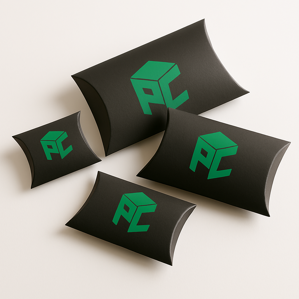Black Pillow Boxes