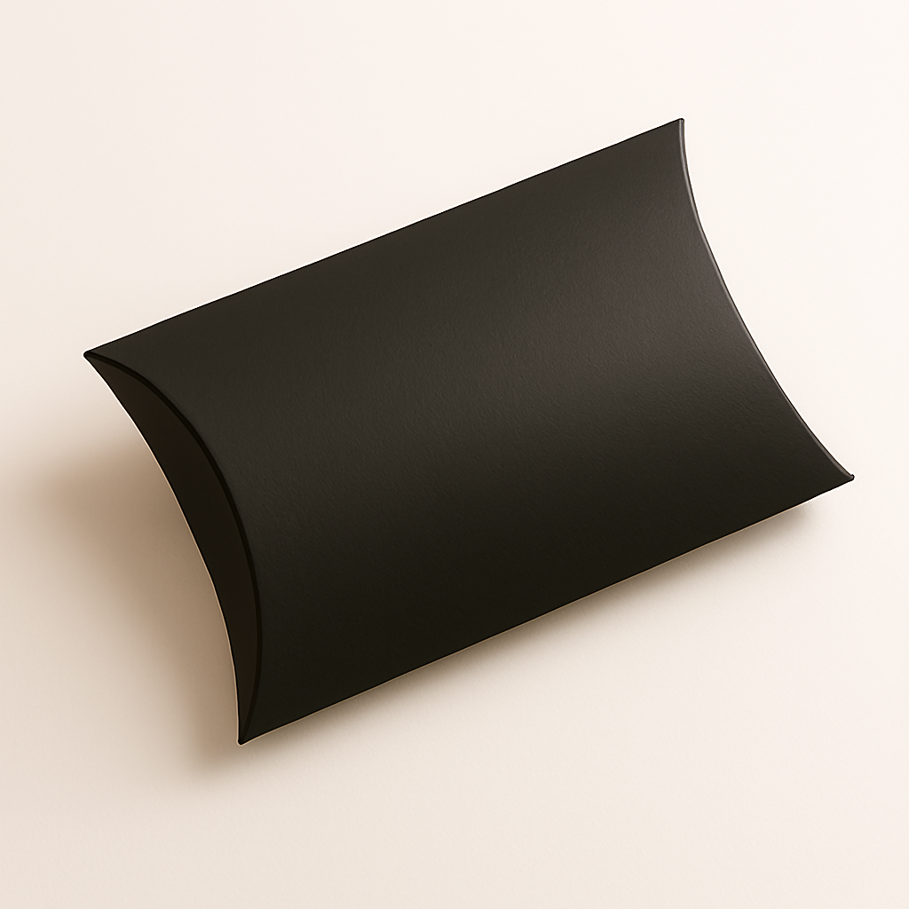 Black Pillow Boxes - Image 1