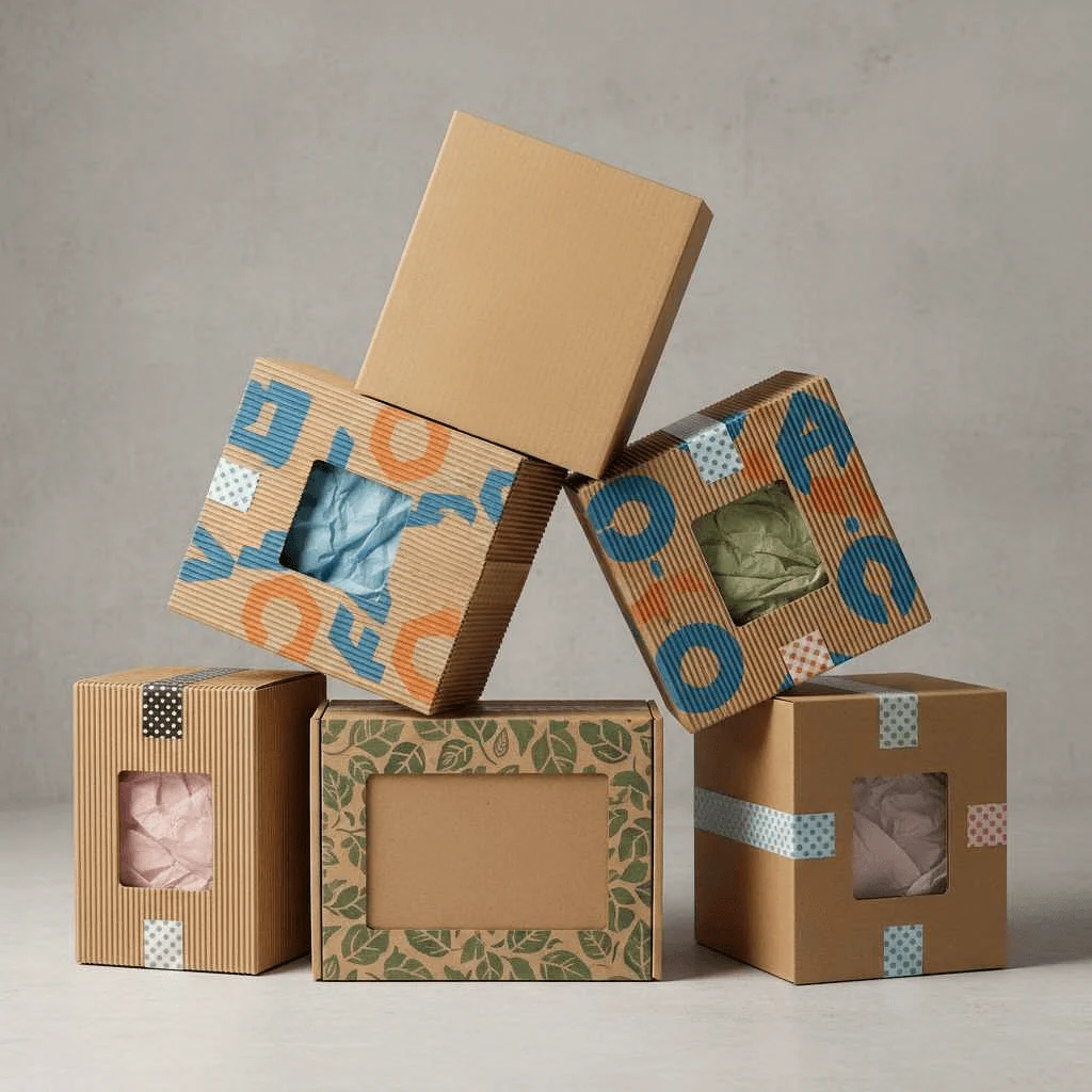 dieline for different materials