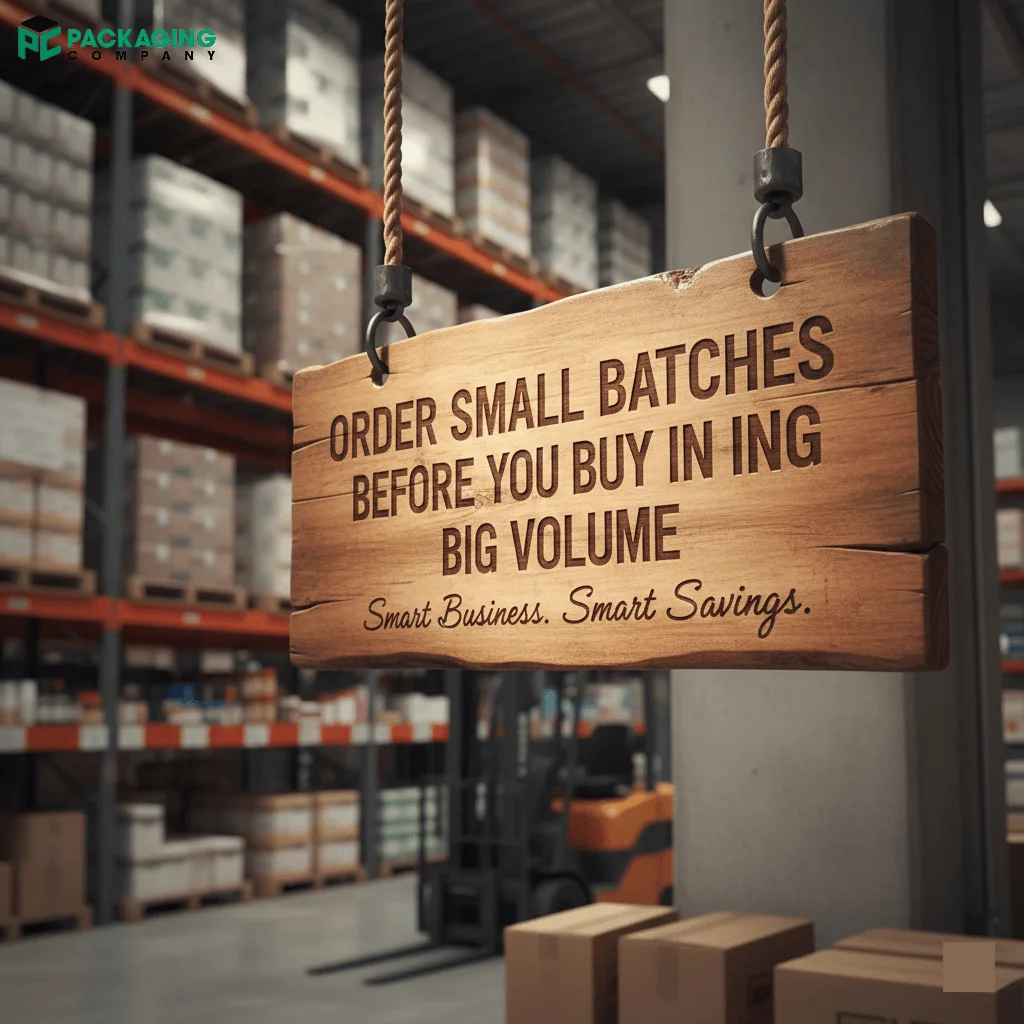 Order Small Batches Before You Buy in Big Volume