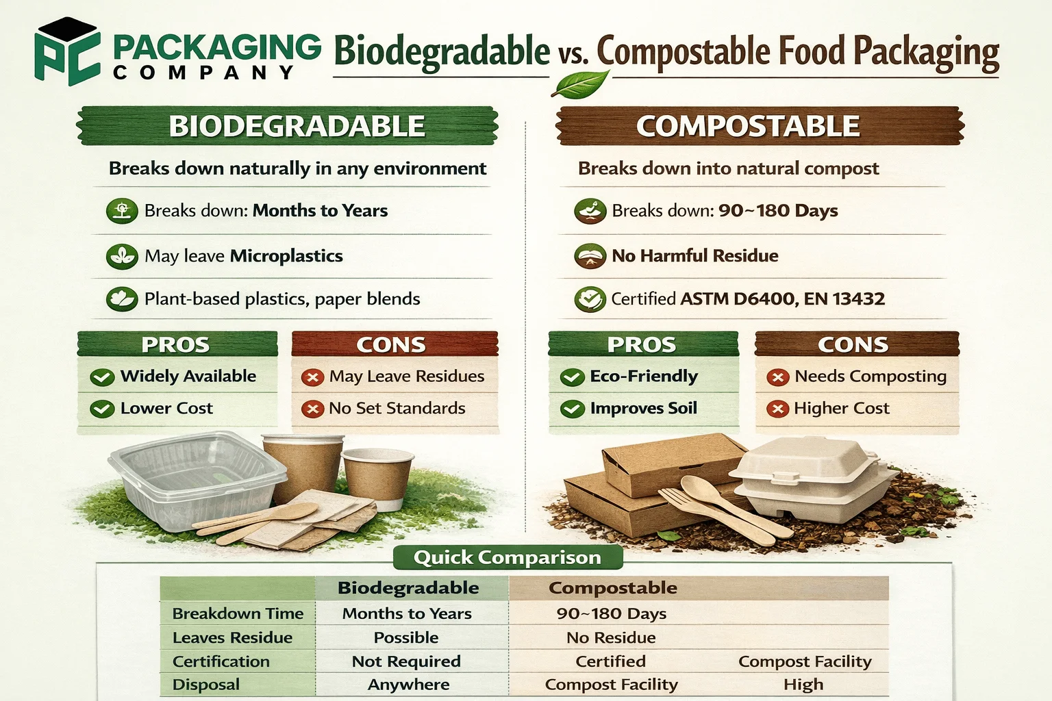 Compostable Frozen Food Packaging
